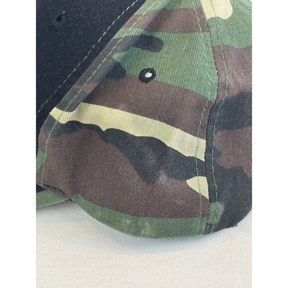 Pensacola Blue Wahoos Snapback Baseball Cap Camo Black Adjustable - Picture 3 of 5